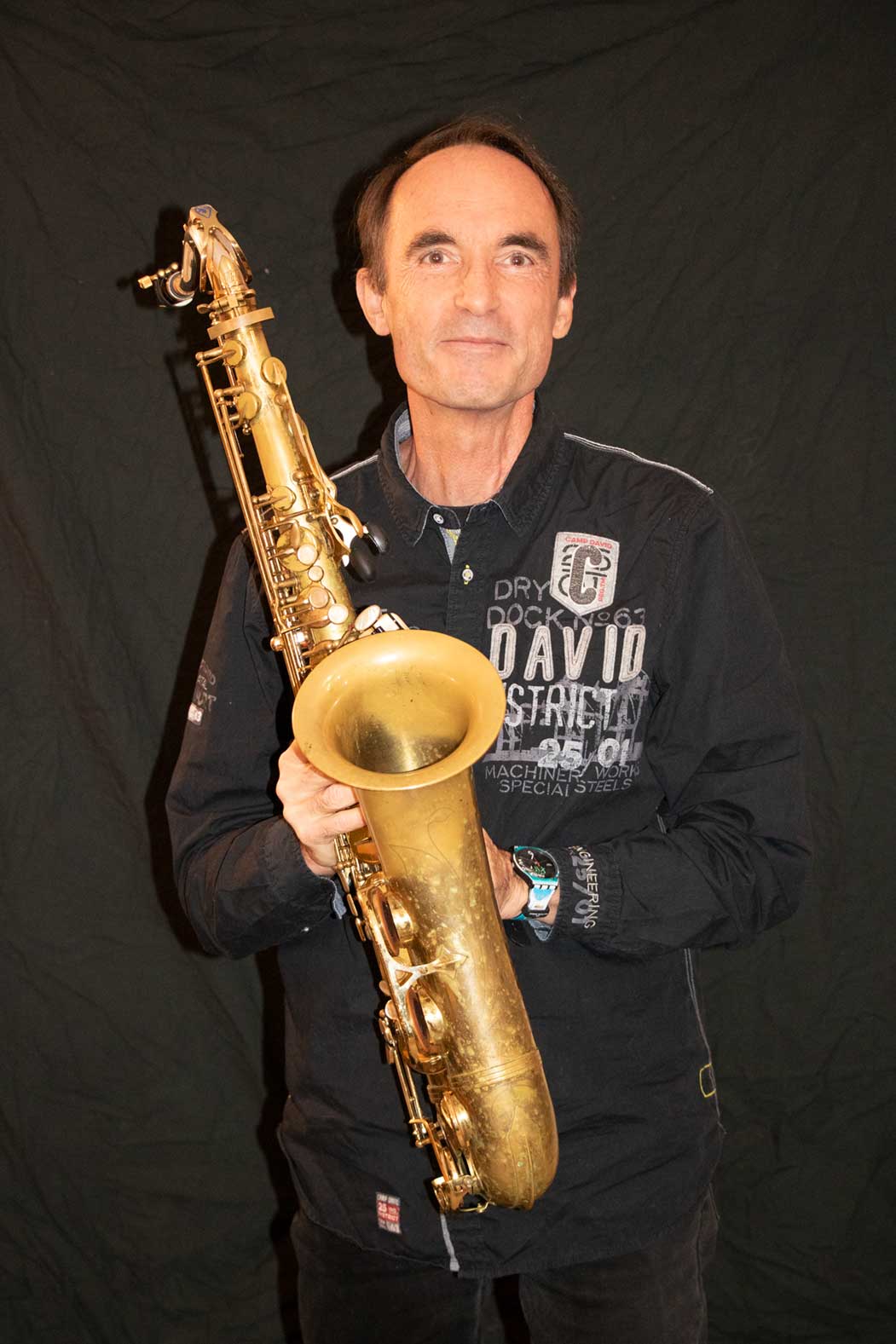 Klaus Wegenkittel mit Tenorsax