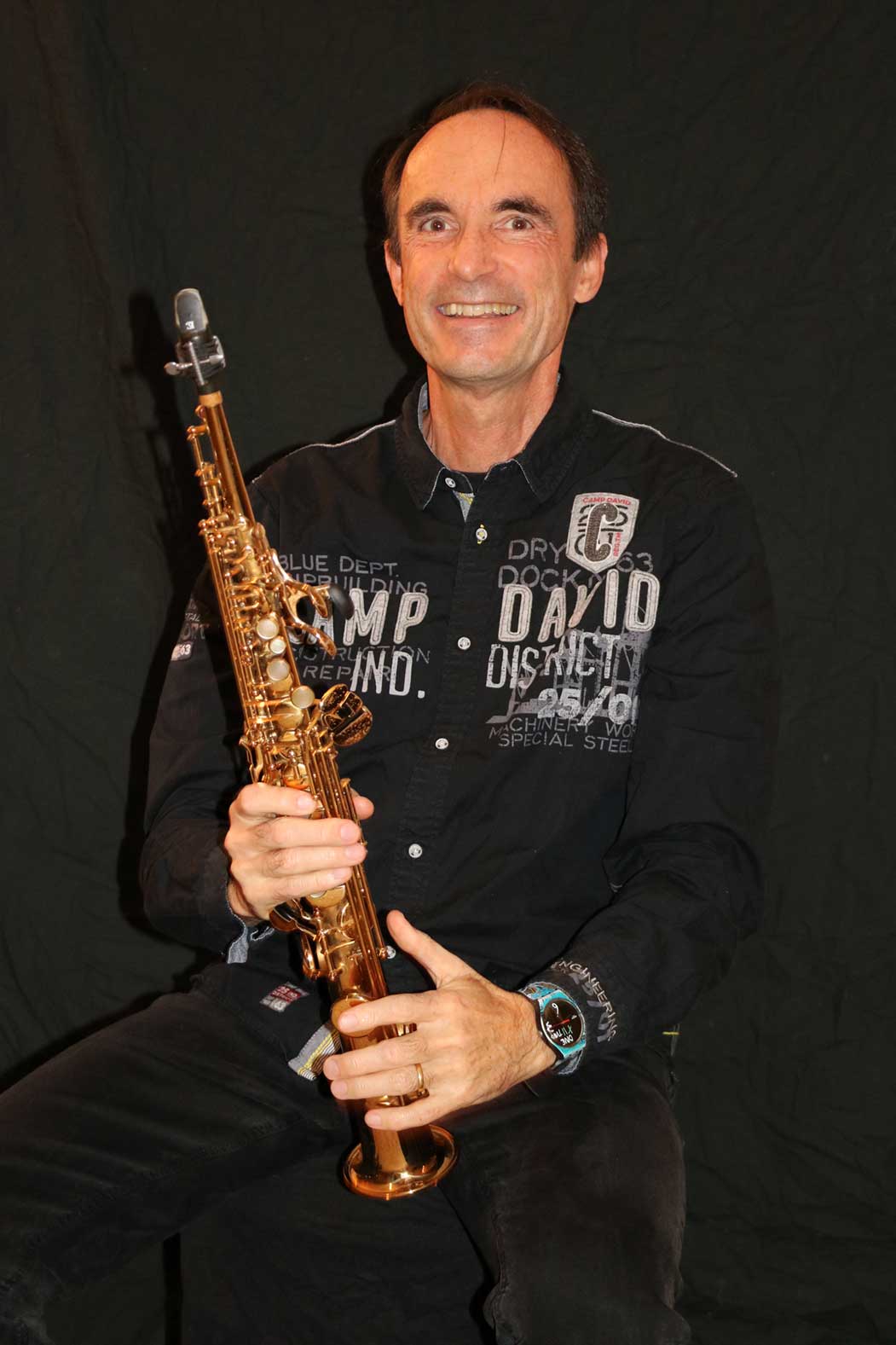 Klaus Wegenkittel an den Saxes